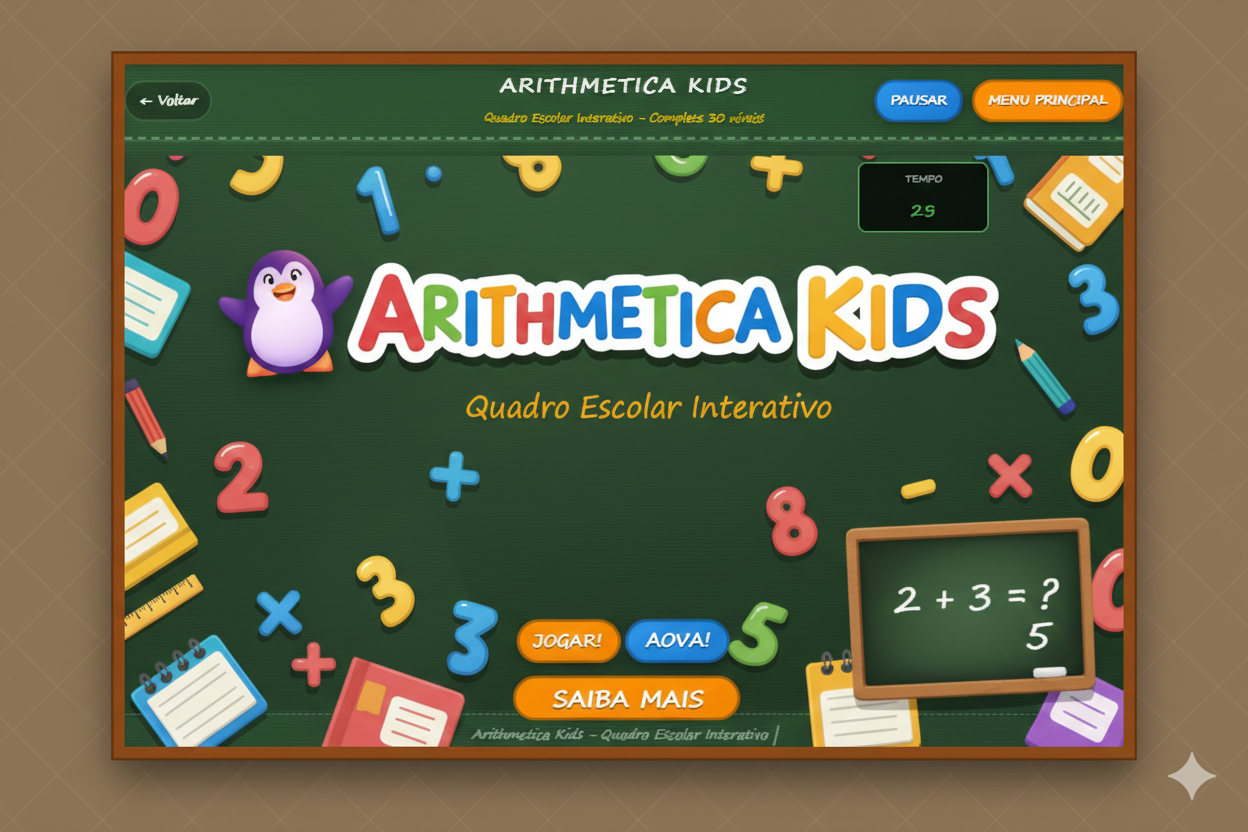 Arithmeticakids - Jogo educativo de matemática