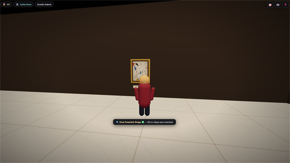 Museu Virtual 3D - Jogo educativo de exploração