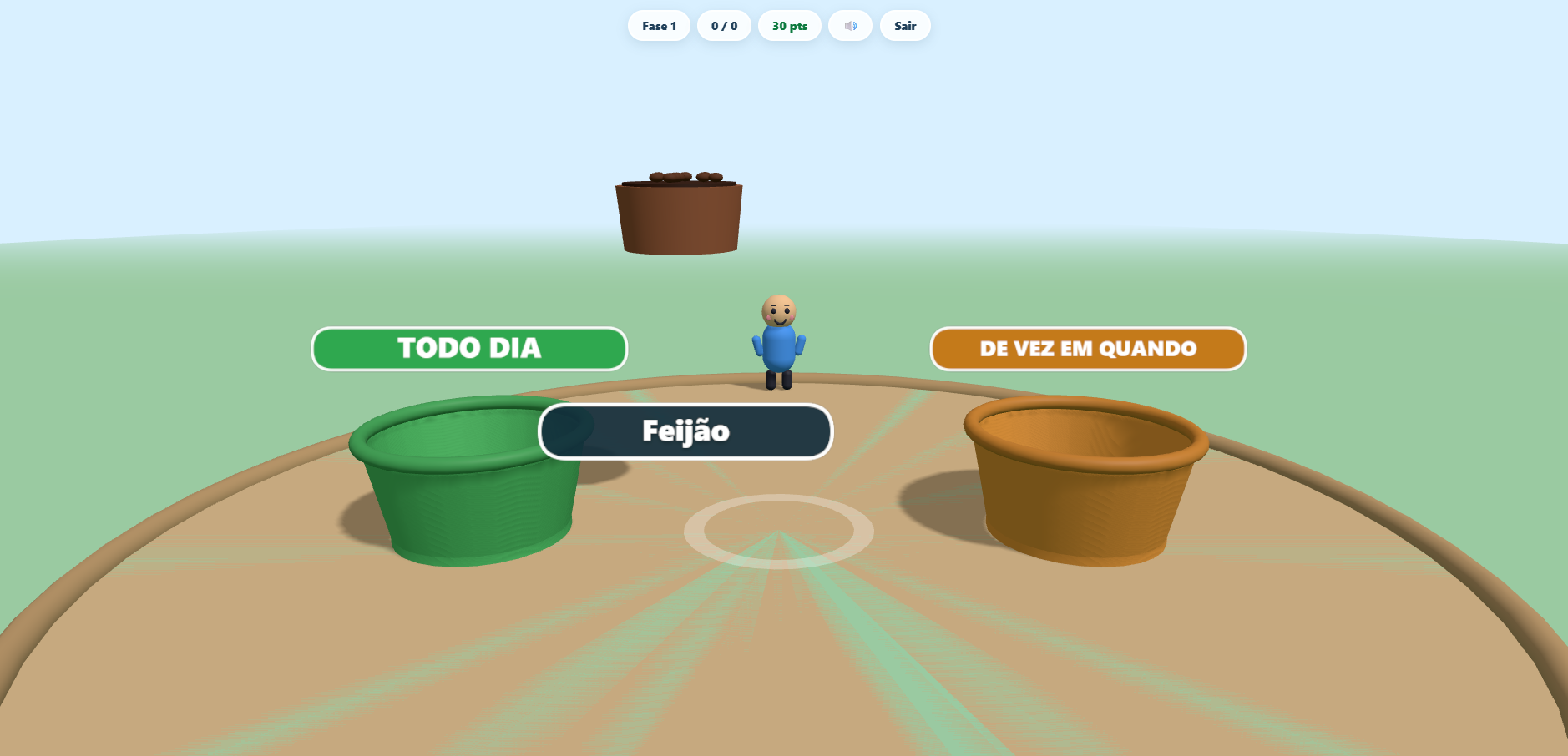 Nutrição Divertida - Jogo educativo sobre alimentação