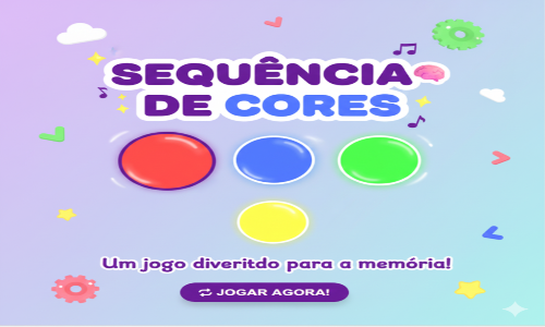 Sequência de Cores - Jogo educativo de reconhecimento de cores