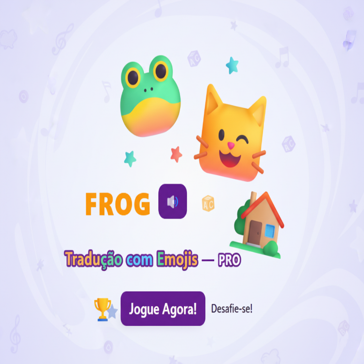 Tradução com Emojis - Jogo educativo de linguagem
